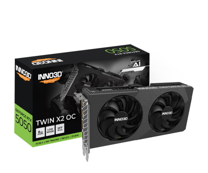 Karta graficzna NVIDIA INNO3D GeForce RTX 5050 Twin X2 OC 8GB GDDR6 DLSS5